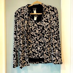 Gorgeous vintage sparkly tank and jacket set szL